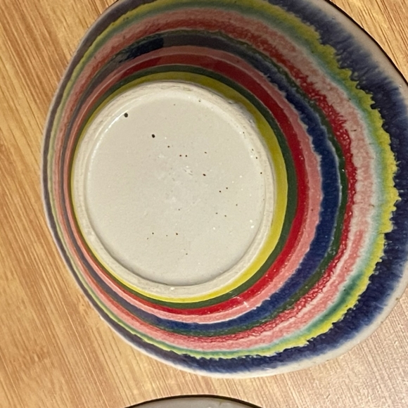 Pair of cereal bowls.  Modernist style. Set of 2 - Picture 2 of 11